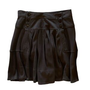 Marc by Mark Jacob Black Aline Snaps Pockets Skirt Good Condition